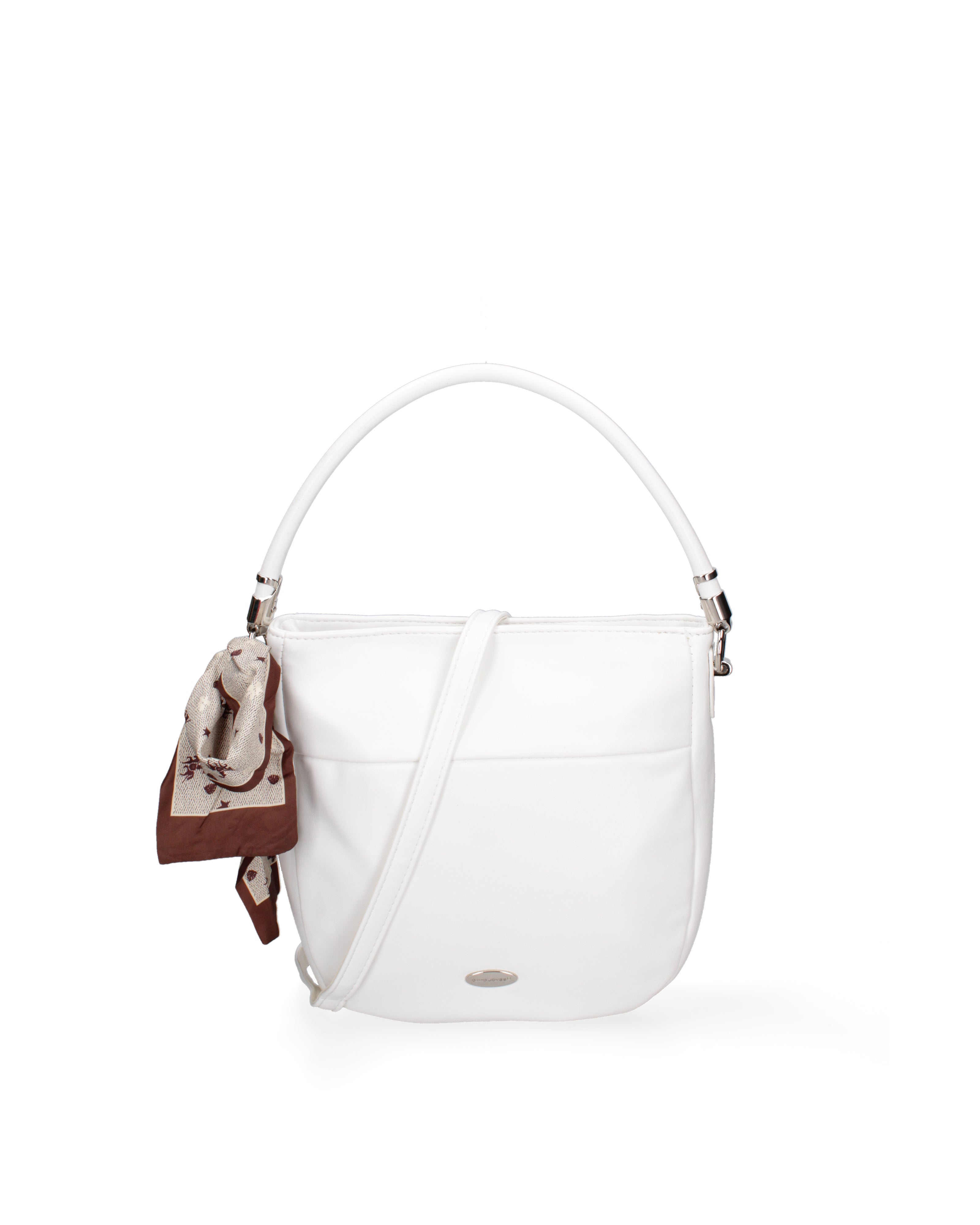 Borsa a mano da donna Ecopelle vegana CM6486-WHITE David Jones