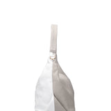 Borsa a spalla da donna Vera pelle 07233-D86 GRIGIO+BIANCO Roberta Rossi
