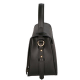 Lucia Borsa a mano da donna 100% pelle 04514-P218 NERO Gave Lux