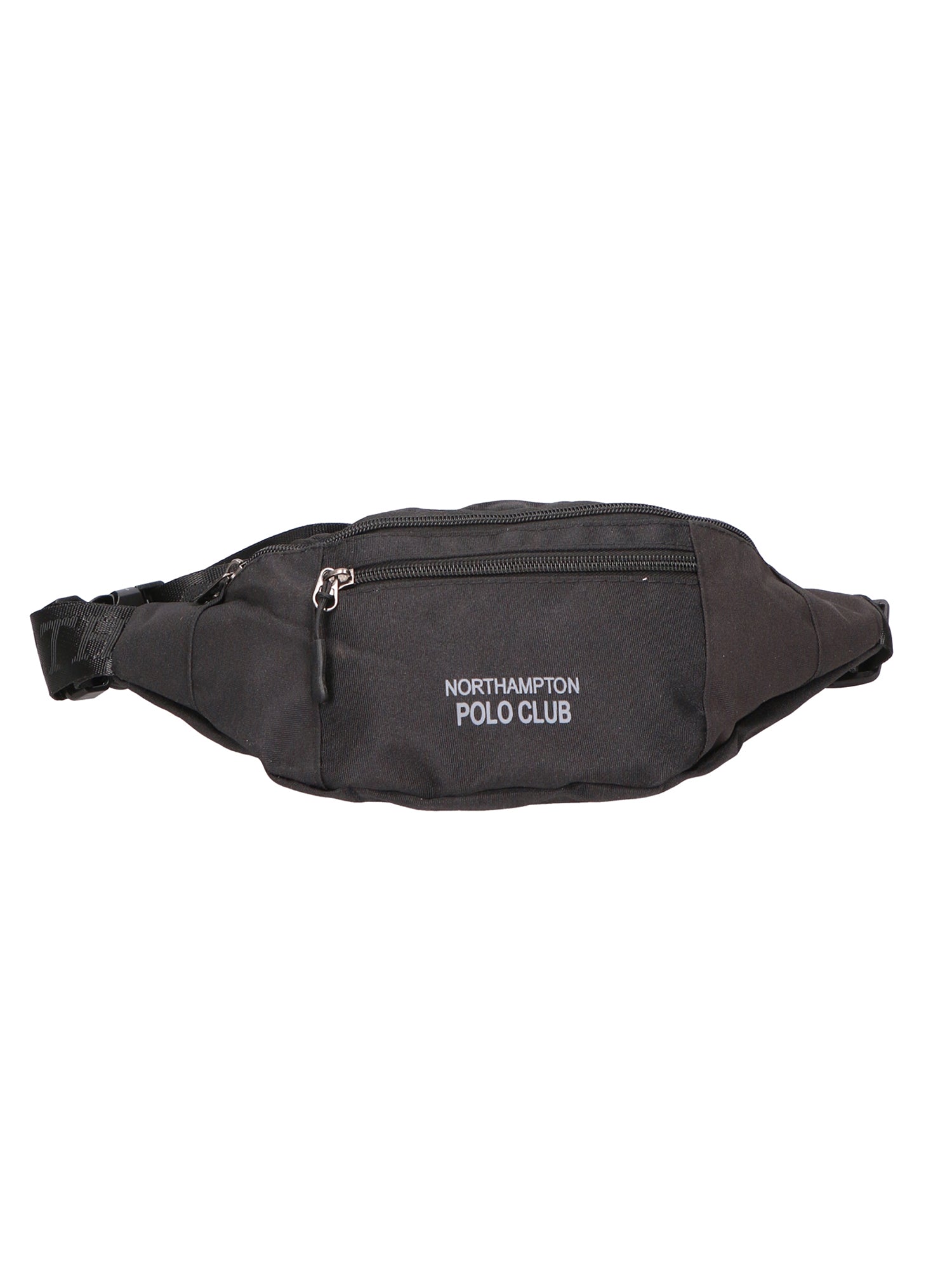 Borsa a tracolla uomo Pelle PU e Nylon PCL3147-BLACK Northampton Polo Club