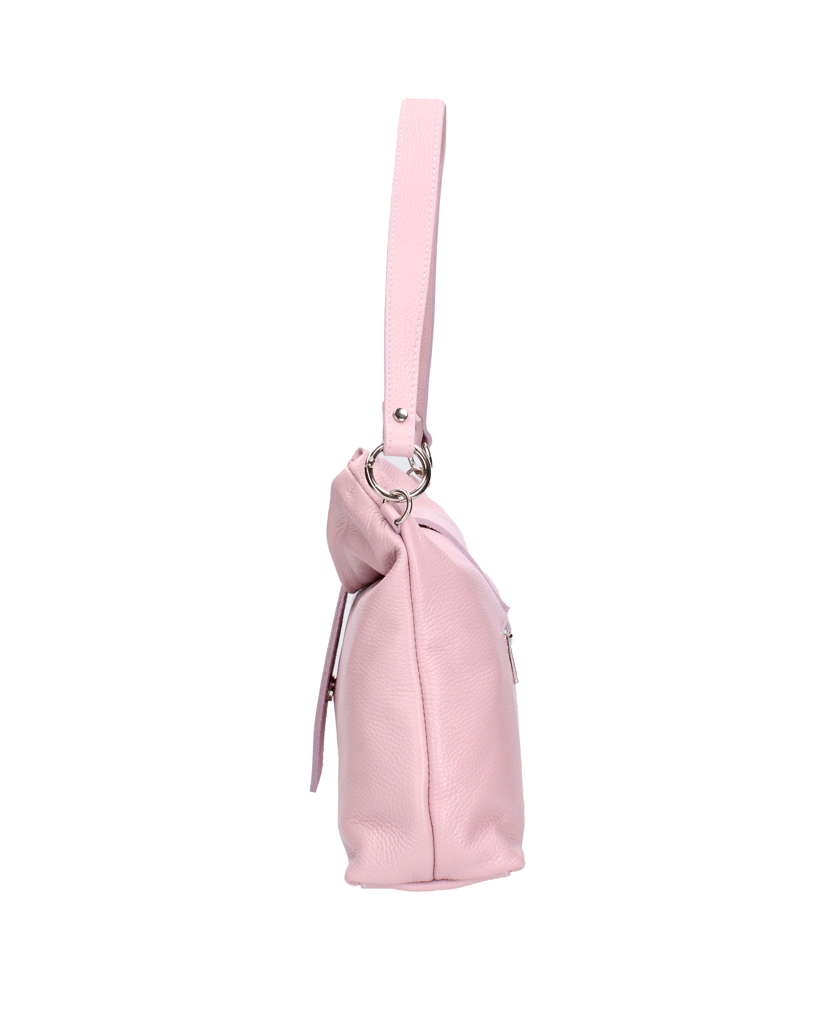 Grace Borsa a spalla da donna Vera pelle 07158-D56 PINK Viola Castellani