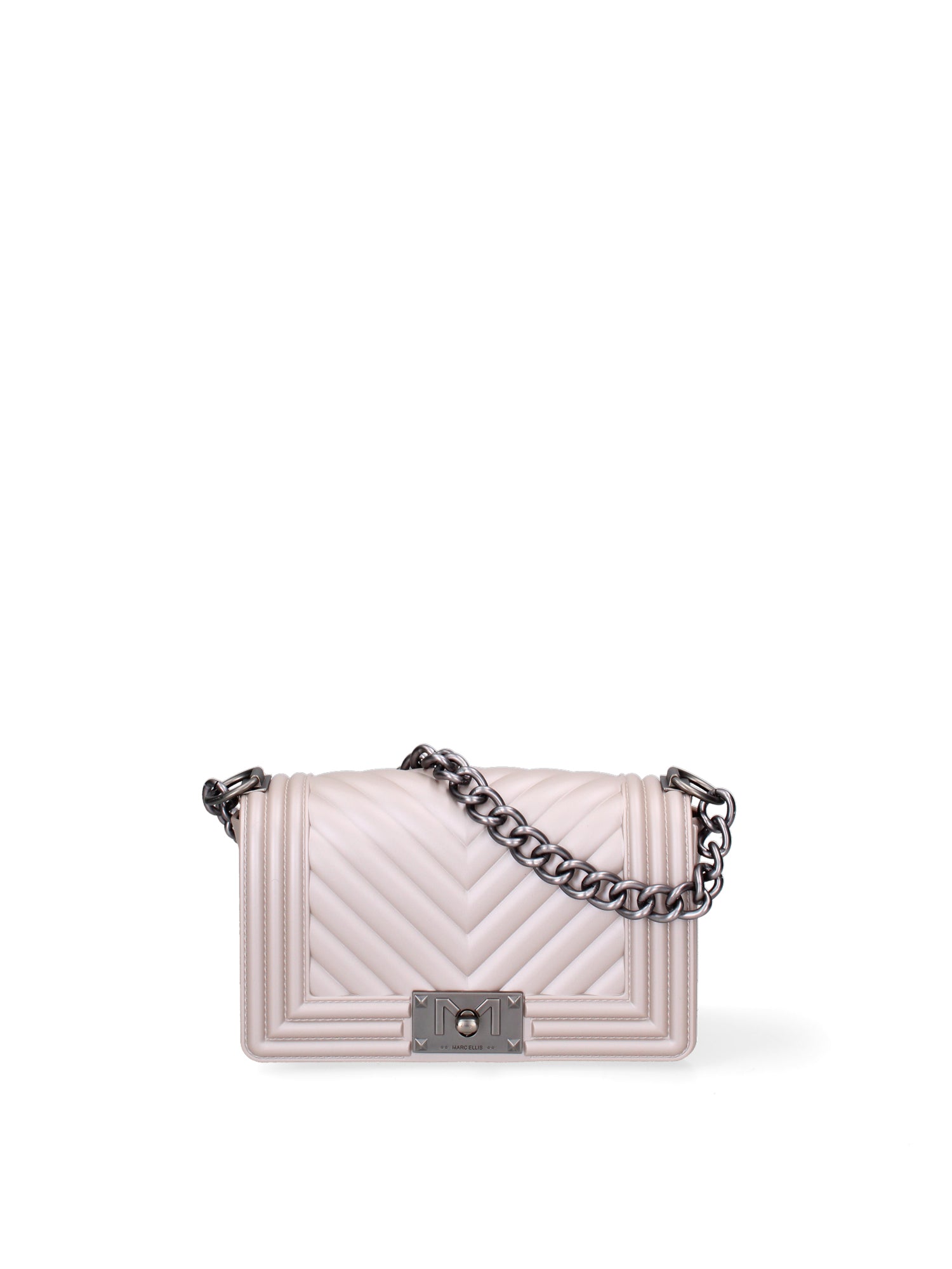 Borsa a mano da donna 100% Pvc FLAT-S 24-STONE - SATIN CDF Marc Ellis