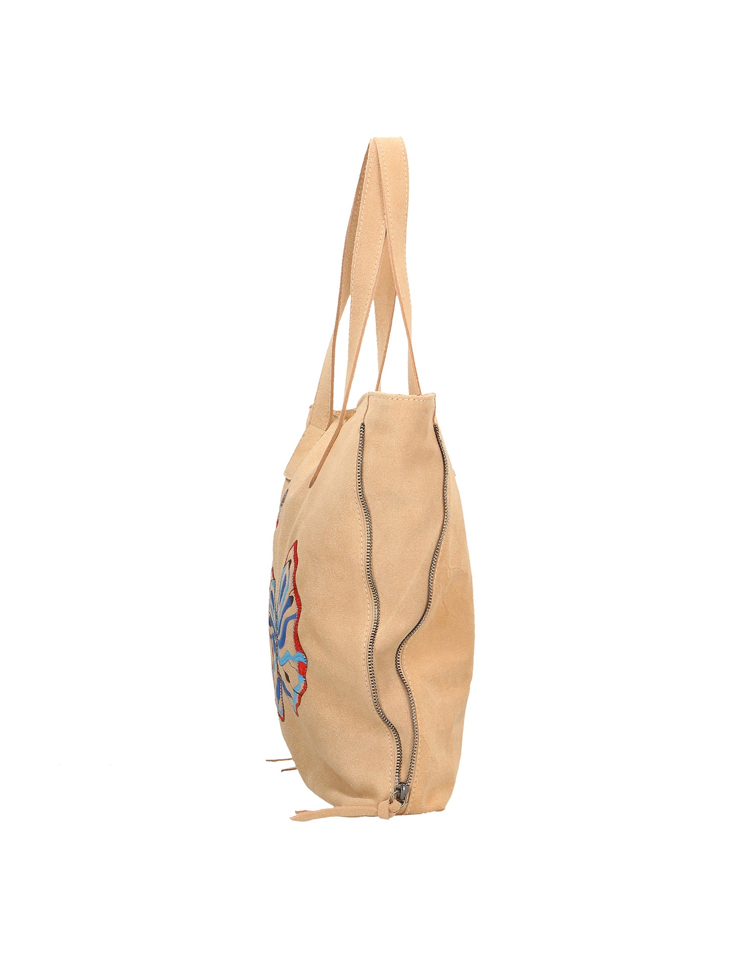 Papillon Borsa a spalla da donna Vera pelle 8620-FANGO TAUPE Gave Lux