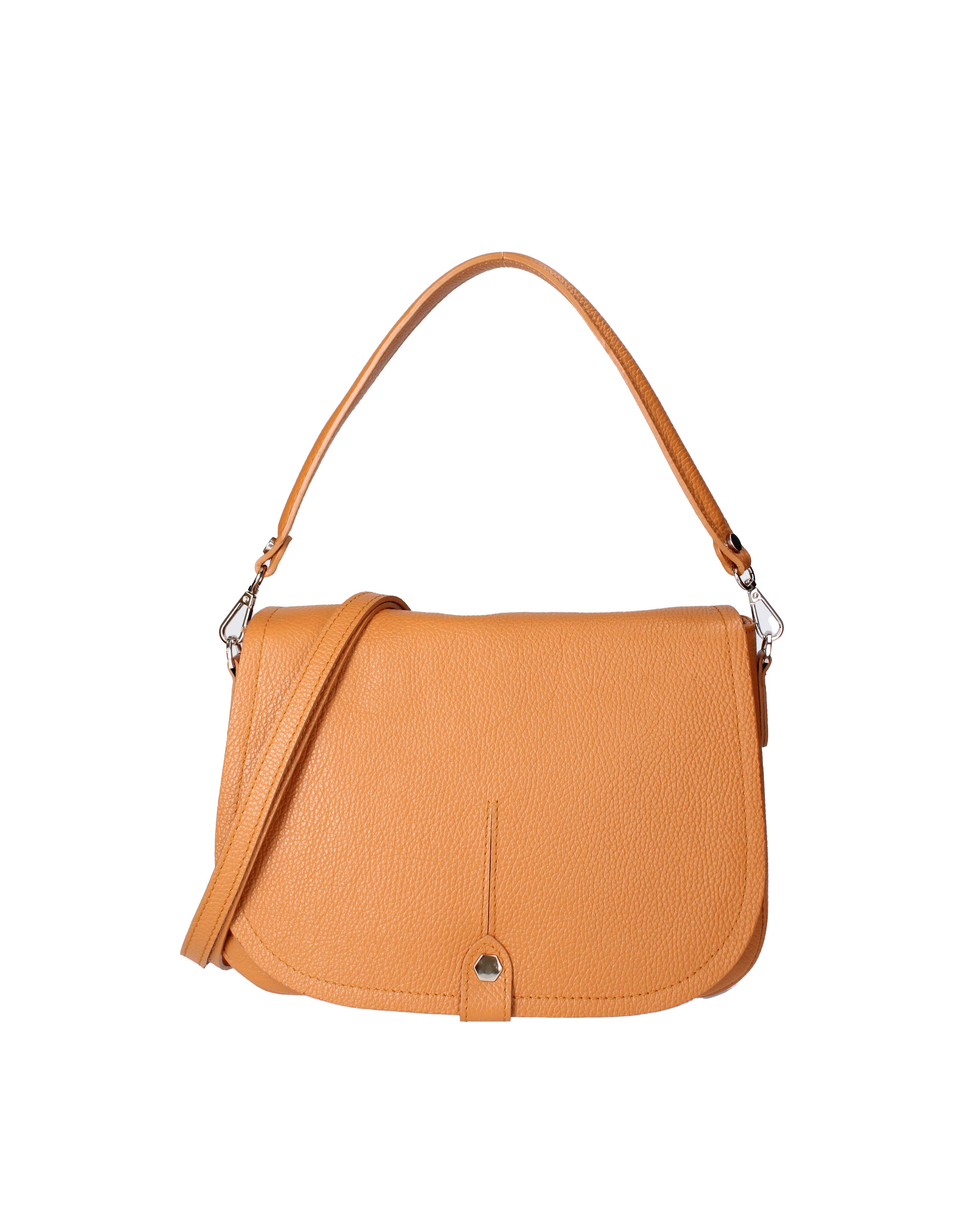Sabina Borsa a spalla da donna Vera pelle 07139-D44 CUOIO Viola Castellani