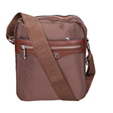 Borsa a tracolla uomo Pelle PU e nylon PCL3071-EARTH Northampton Polo Club