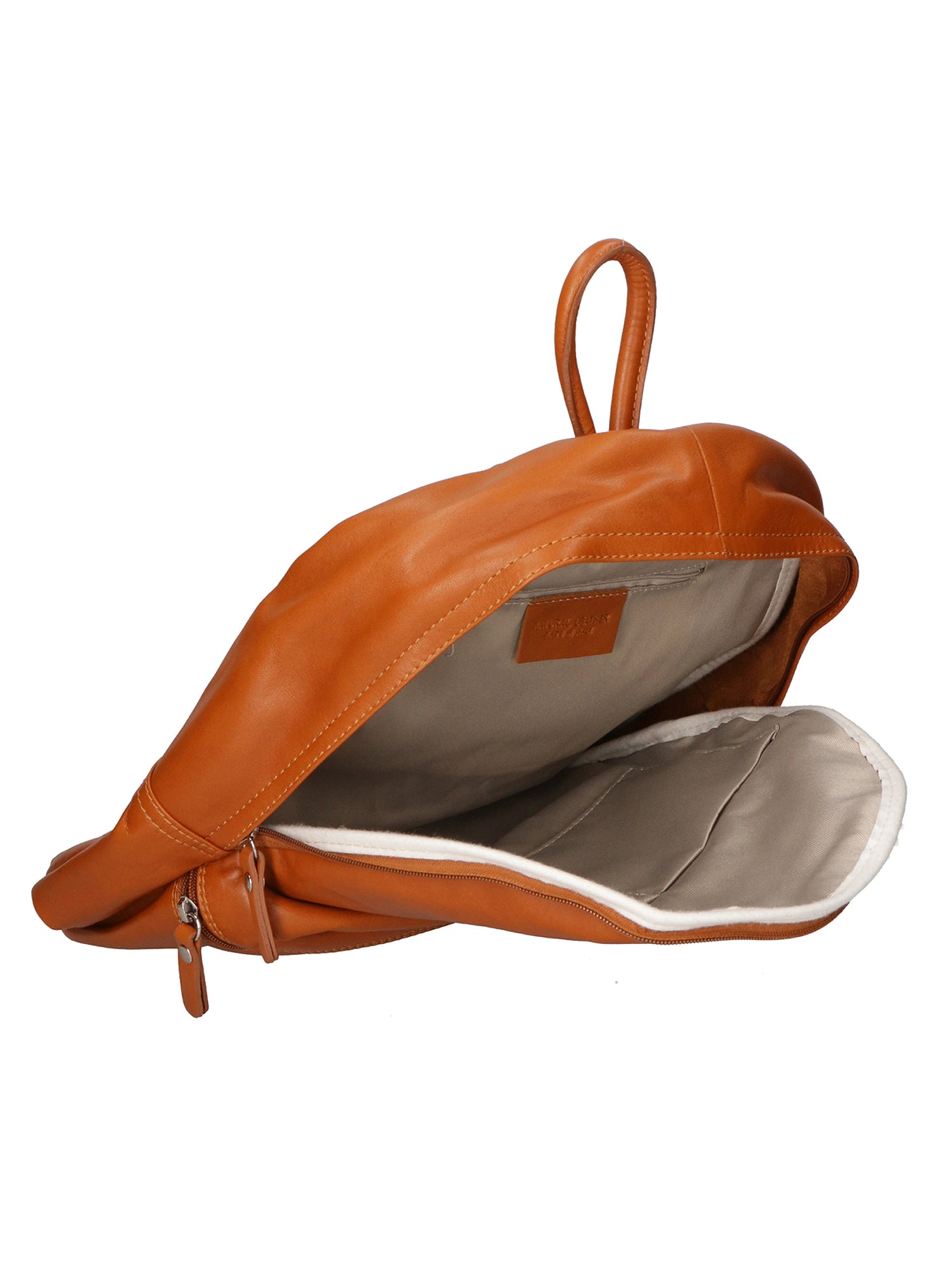 Cloe Zaino da donna in vera pelle Artigianale 6161-S17 CUOIO SCURO Gave Lux