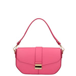 Borsa a spalla da donna Vera pelle 07229-L317 FUXIA Roberta Rossi