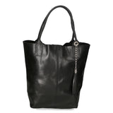 Althea Borsa a mano da donna Vera pelle 5190-019 NERO Gave Lux