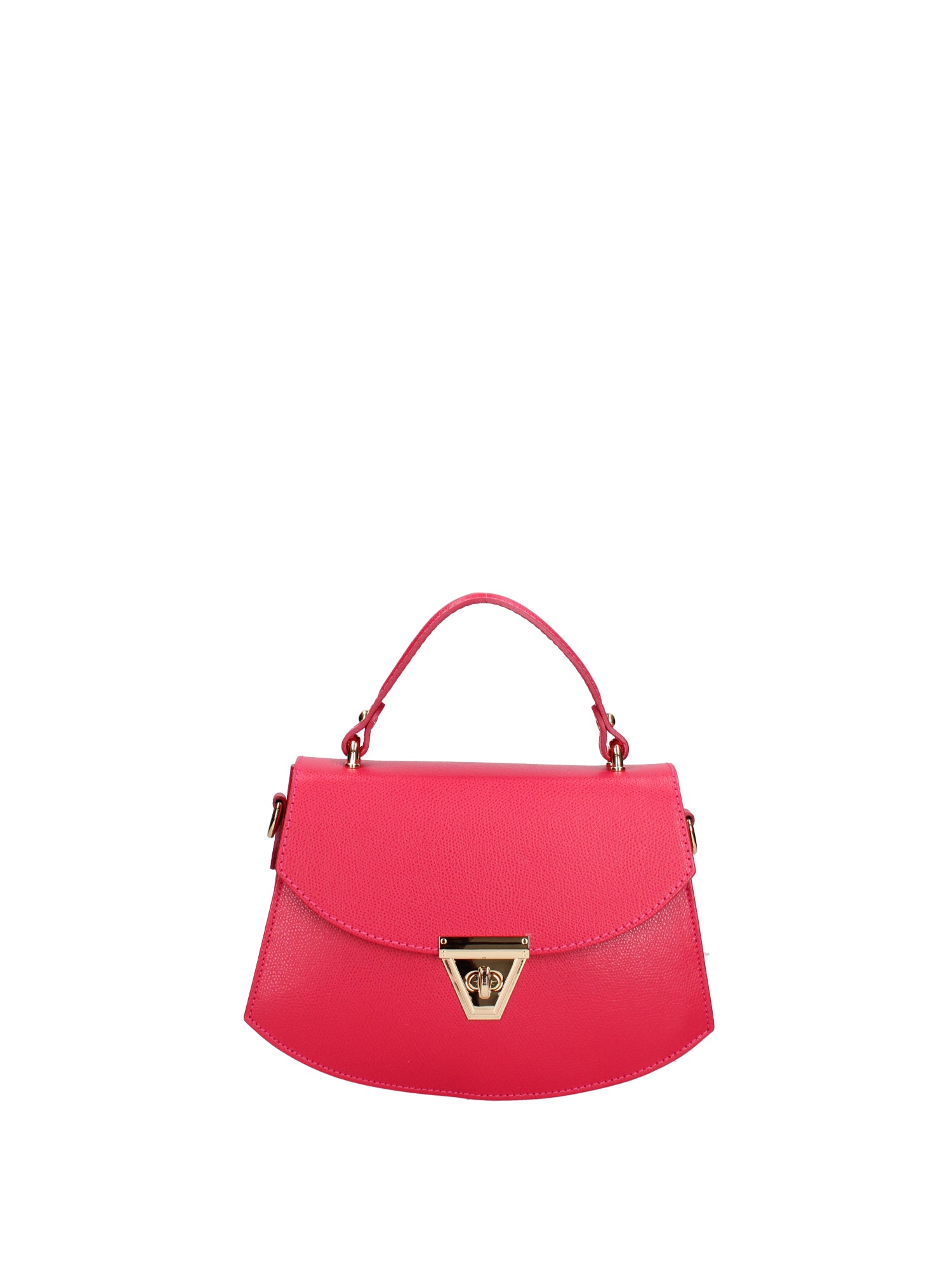 Borsa a mano da donna 100% vera pelle 07202-P 628 FUXIA Roberta Rossi