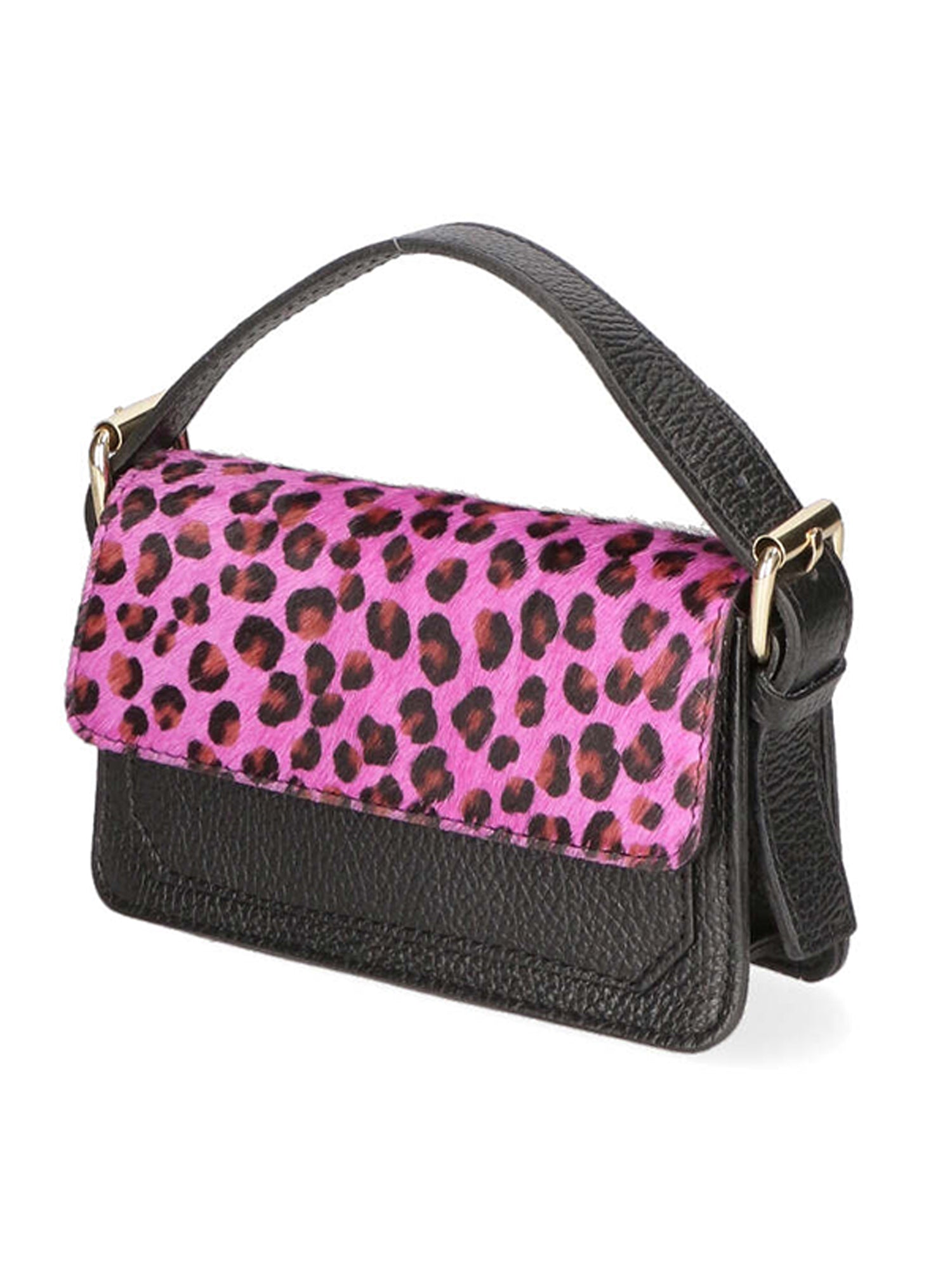 Aleide Borsa a mano da donna Vera pelle 04858-LEO P FUXIA Gave Lux