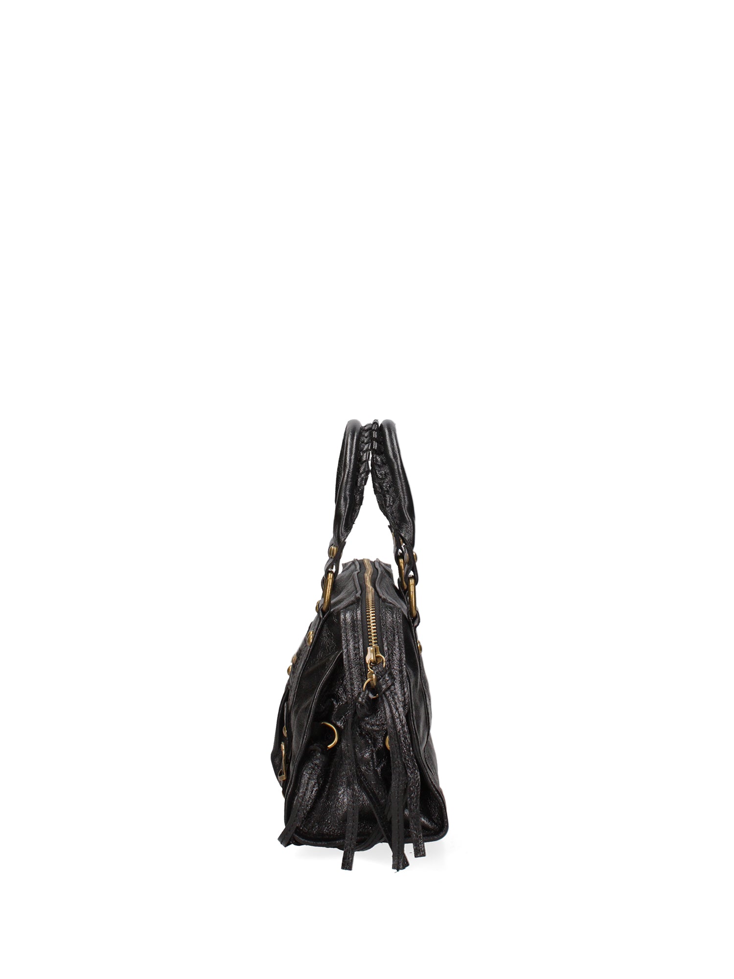 Solara Borsa a spalla da donna Vera pelle 06091 LM-L022 NERO Gave Lux