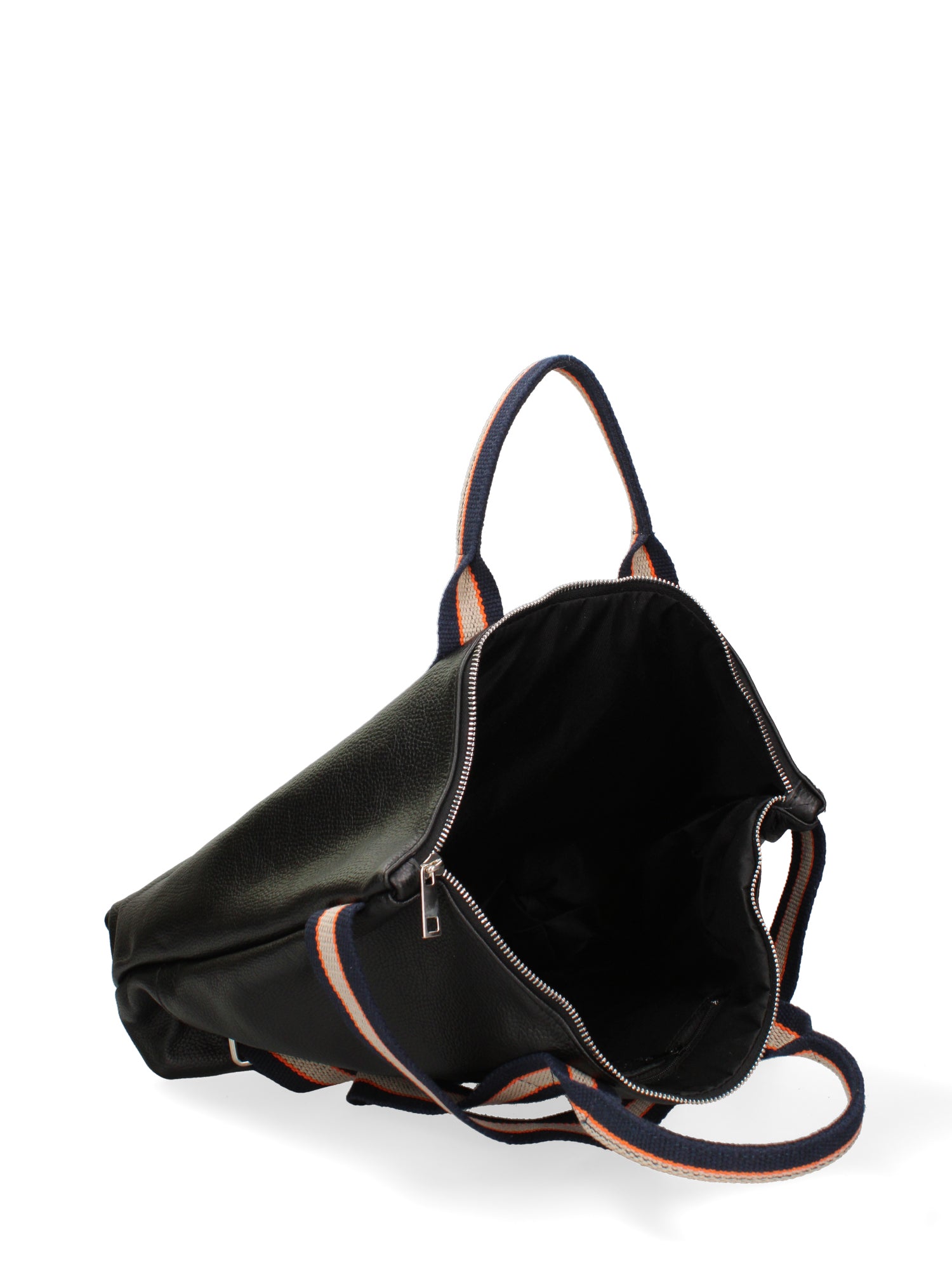 Varese Borsa a mano da donna Vera pelle 689746-D28 NERO - BLU Gave Lux