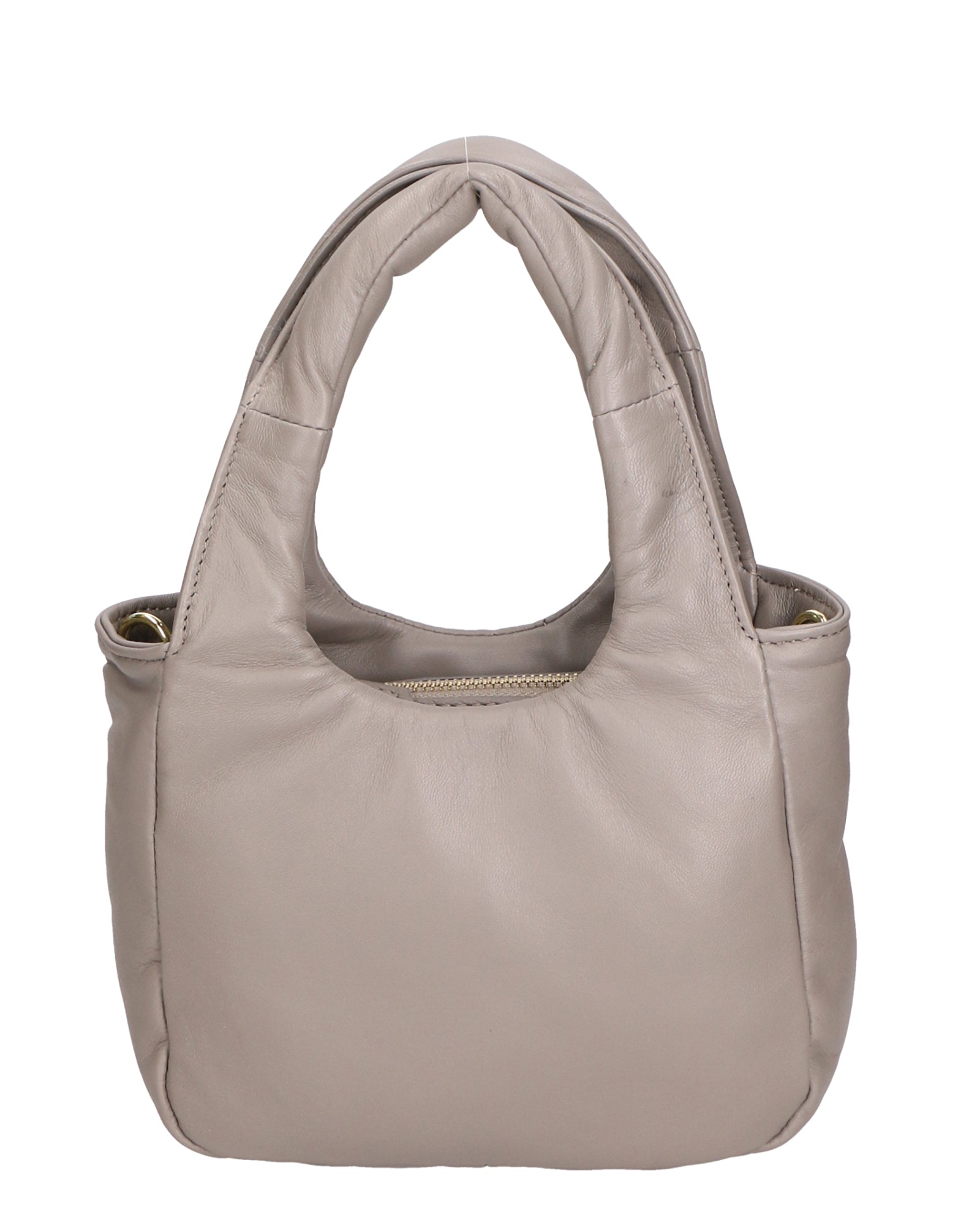 Virna Borsa a mano da donna Vera Pelle 06501-S77 GRIGIO PERLA Gave Lux
