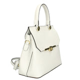 Borsa a mano da donna 100% vera pelle 7708-L101 BIANCO Gave Lux