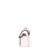 Borsa a mano da donna 100% Pvc FLAT-S-BALL 24-WHITECAP - SATIN CDF Marc Ellis