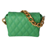 Adriana Borsa a mano da donna Vera pelle 04539-S47 VERDE MELA Gave Lux