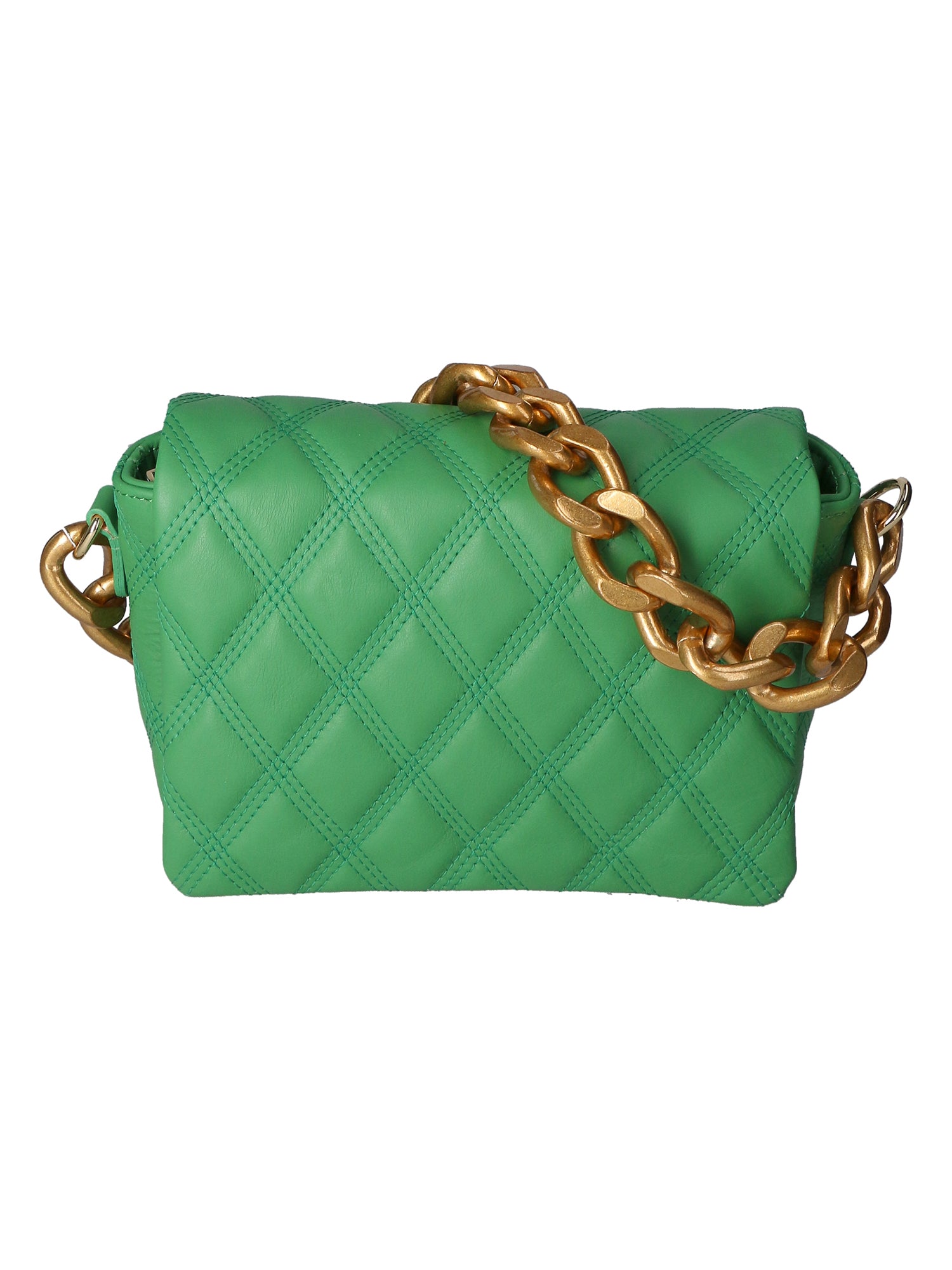 Adriana Borsa a mano da donna Vera pelle 04539-S47 VERDE MELA Gave Lux