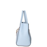 Jordana Borsa a mano da donna Vera pelle e suede 07150-L366 CIELO Viola Castellani