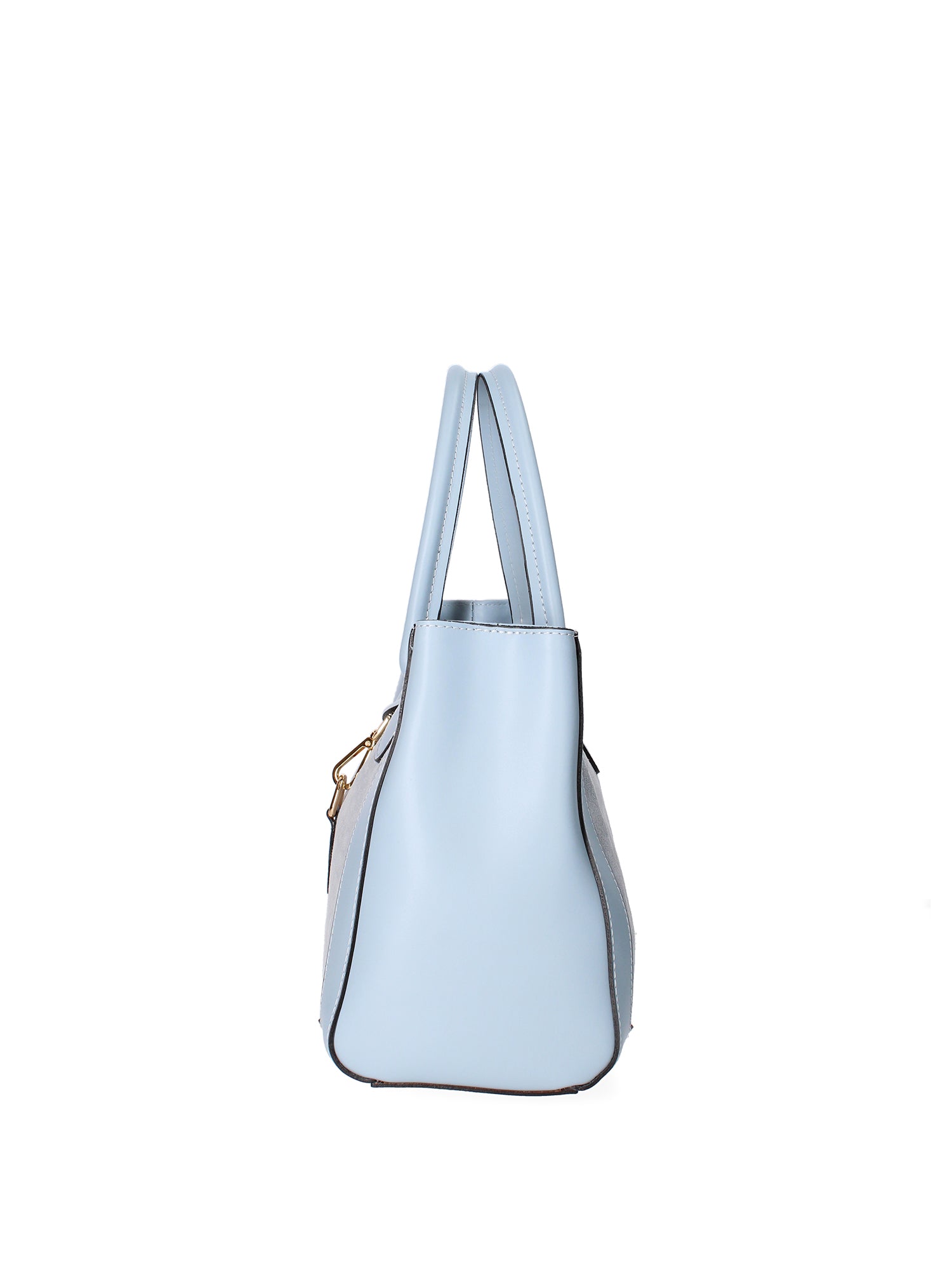 Jordana Borsa a mano da donna Vera pelle e suede 07150-L366 CIELO Viola Castellani