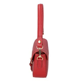 Viktoria Borsa a spalla da donna Vera pelle 06526-D10 ROSSO SCURO Gave Lux