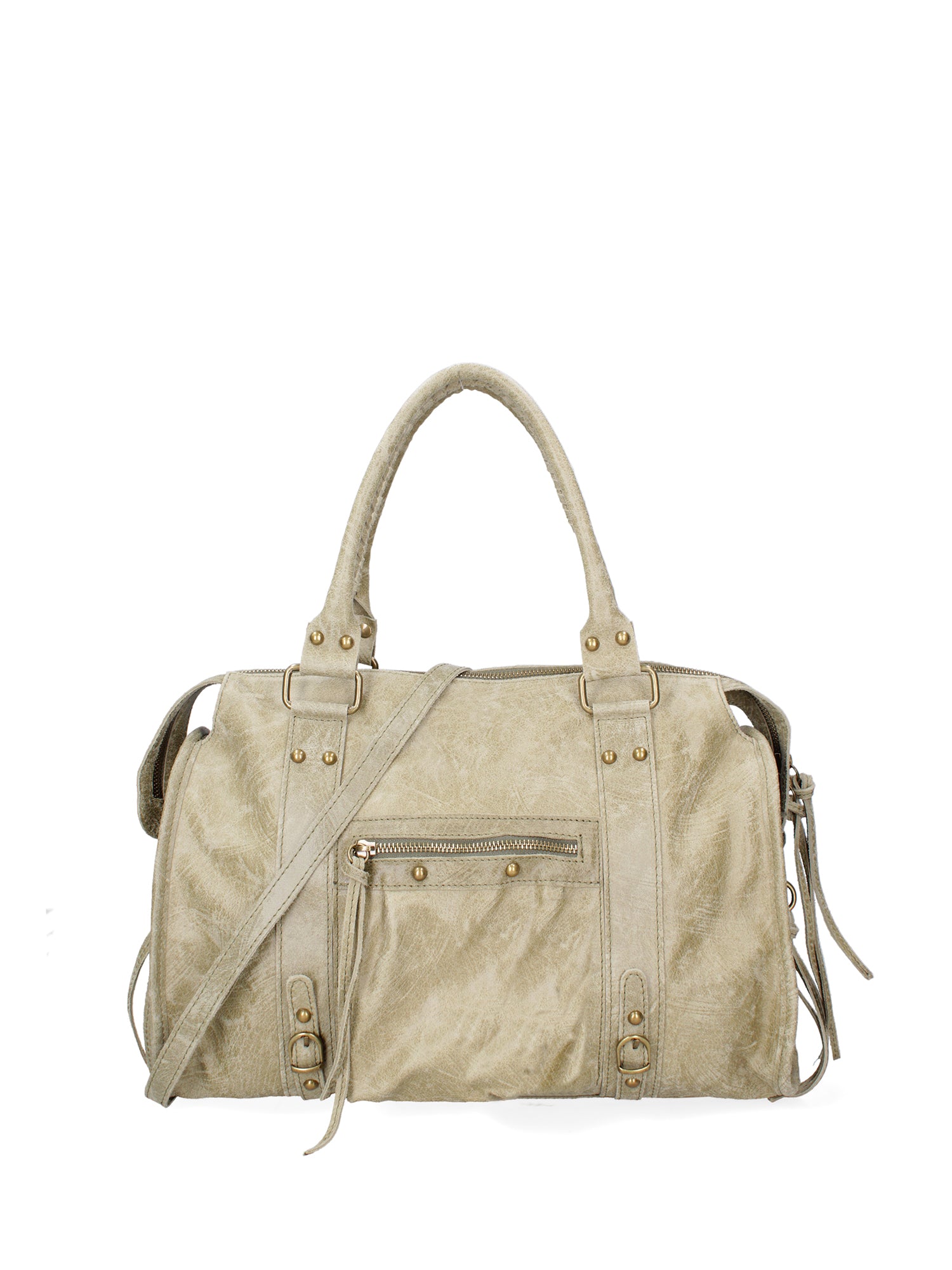 Elara Borsa a spalla da donna Vera pelle 06090-025 VERDE MILITARE Gave Lux