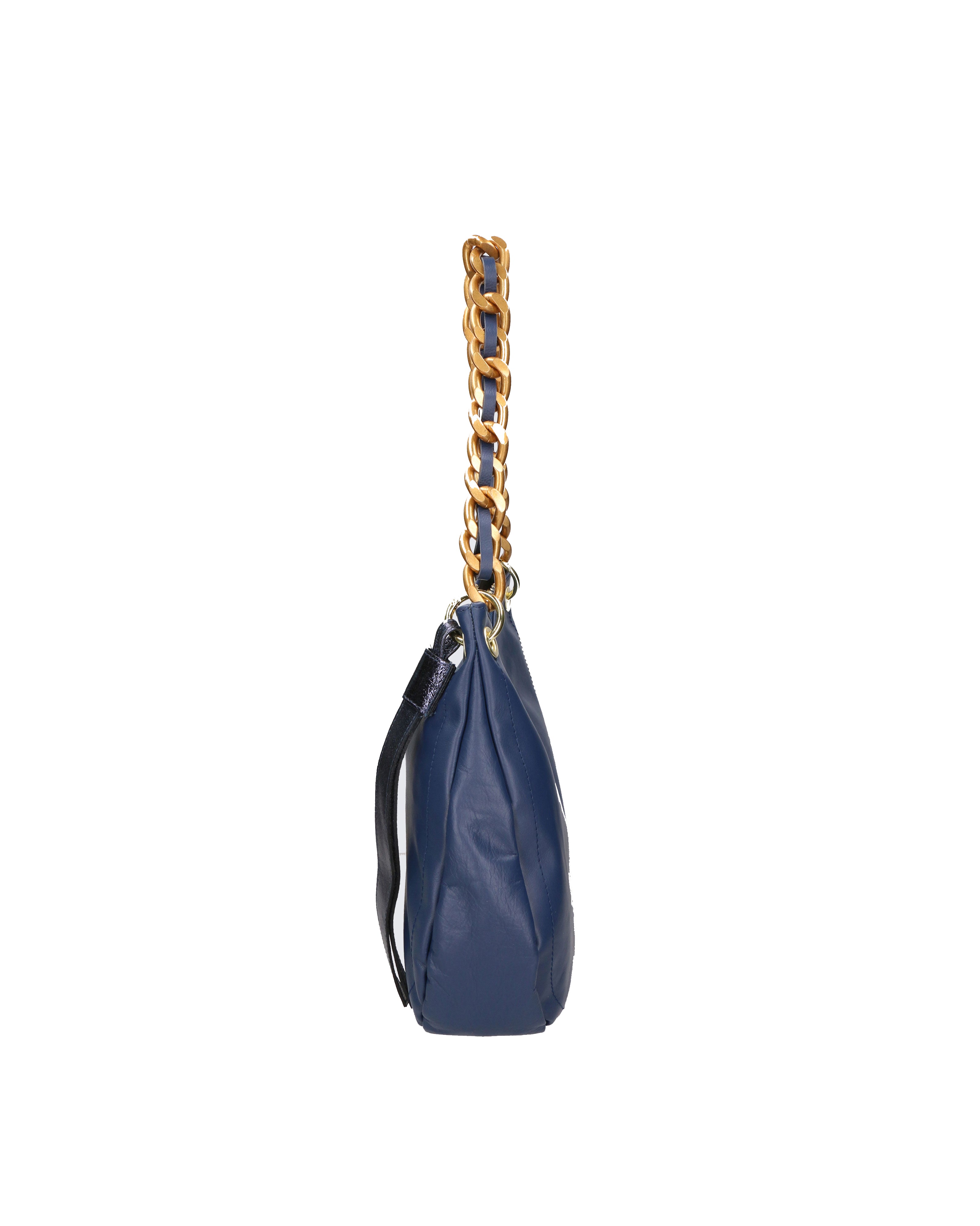 Artemisia Borsa a spalla da donna Vera pelle 05462-S24 BLU JEANS+L033 BLU Gave Lux