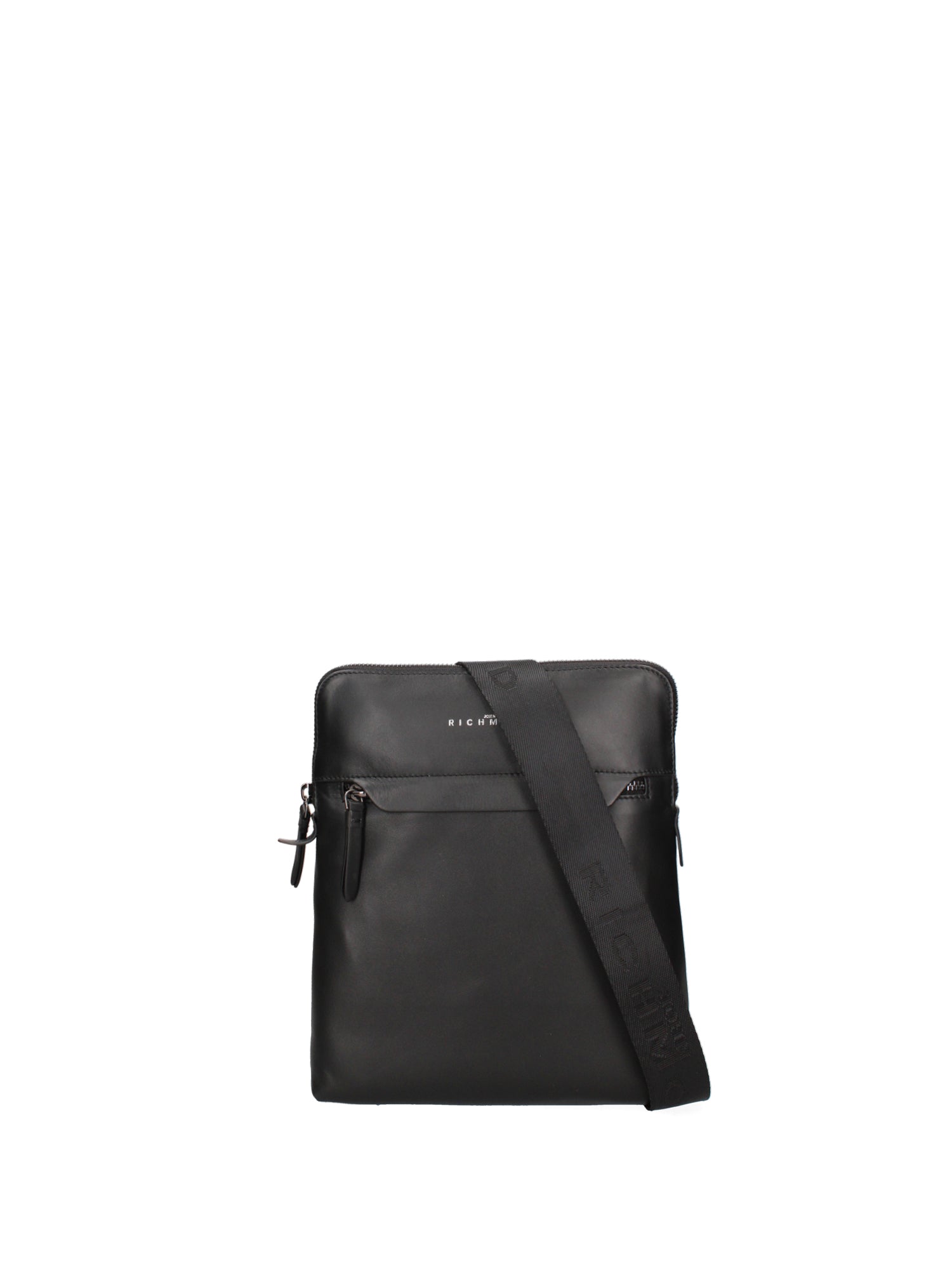 Borsa a tracolla uomo vera pelle Casual JR-B140-BLACK John Richmond