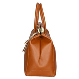 Aleria Borsa a mano da donna Vera pelle 8005-D17 CUOIO SCURO Gave Lux