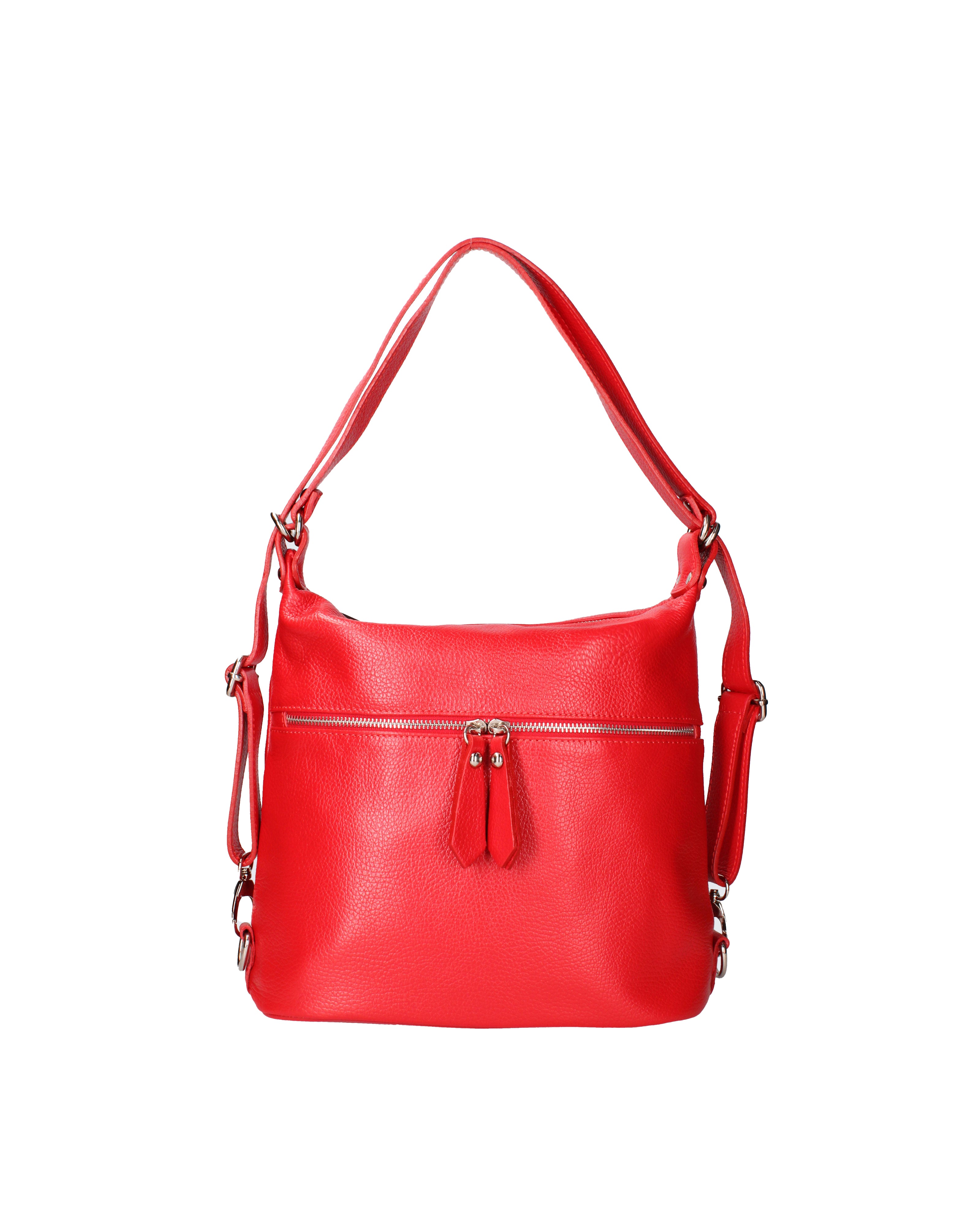 Bianca Borsa a spalla da donna Vera pelle 07136-D58 ROSSO FUOCO Viola Castellani