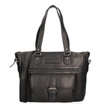Borsa a spalla uomo in vera pelle Casual HILB-3340-NERO Hill Burry