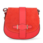 Carola Borsa a tracolla da donna Vera pelle 10036-L130 ROSSO SCURO Gave Lux