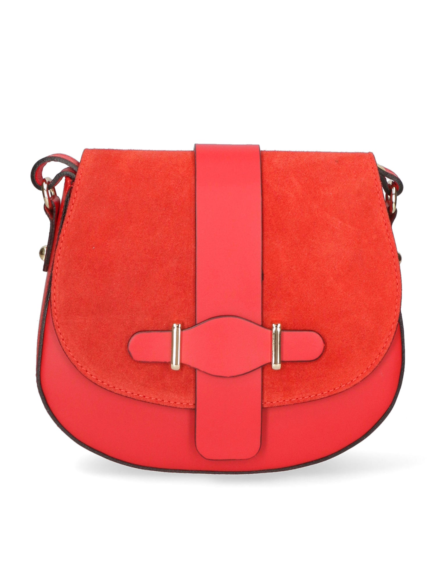 Carola Borsa a tracolla da donna Vera pelle 10036-L130 ROSSO SCURO Gave Lux