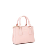 Borsa a mano da donna 100% pelle vegana PU 720-1PT-BLUSH PINK Diana&co