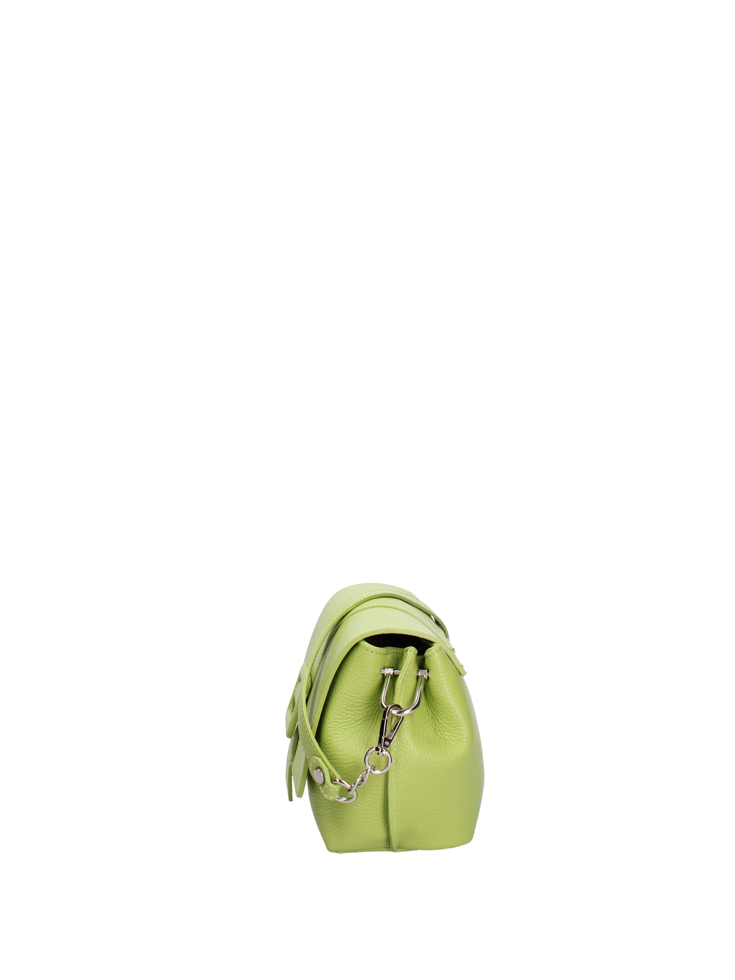 Borsa a tracolla da donna Vera pelle 07143-D12 VERDE Roberta Rossi
