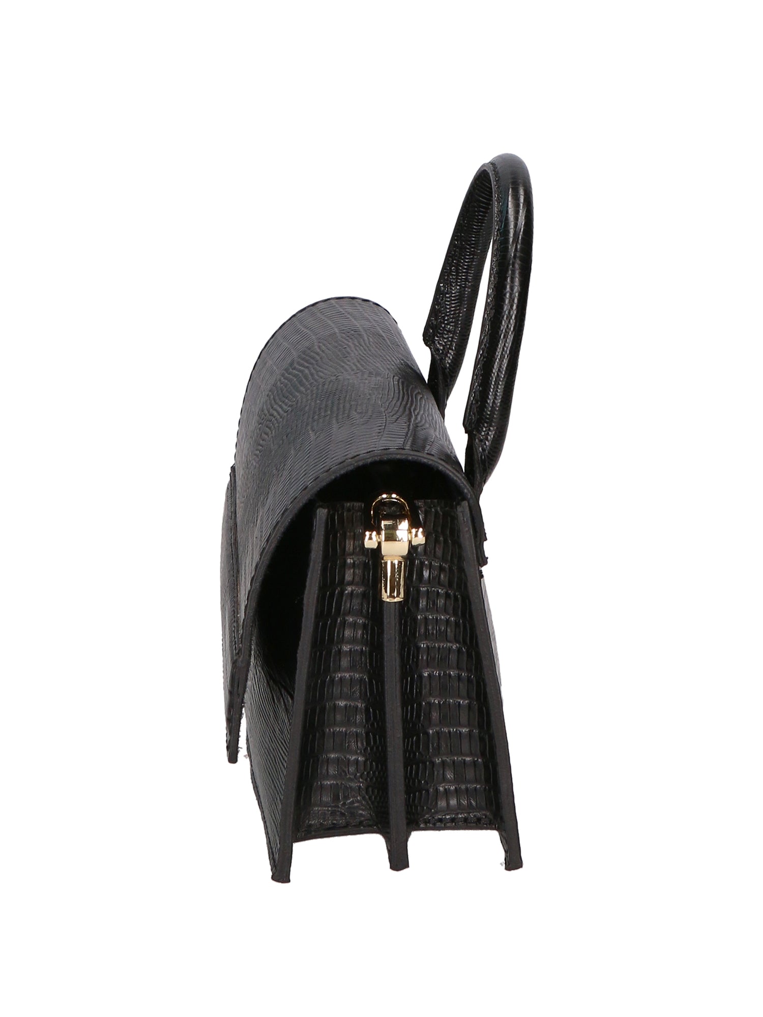 Ariel Borsa a mano da donna Vera pelle 05458-LU28 NERO Gave Lux