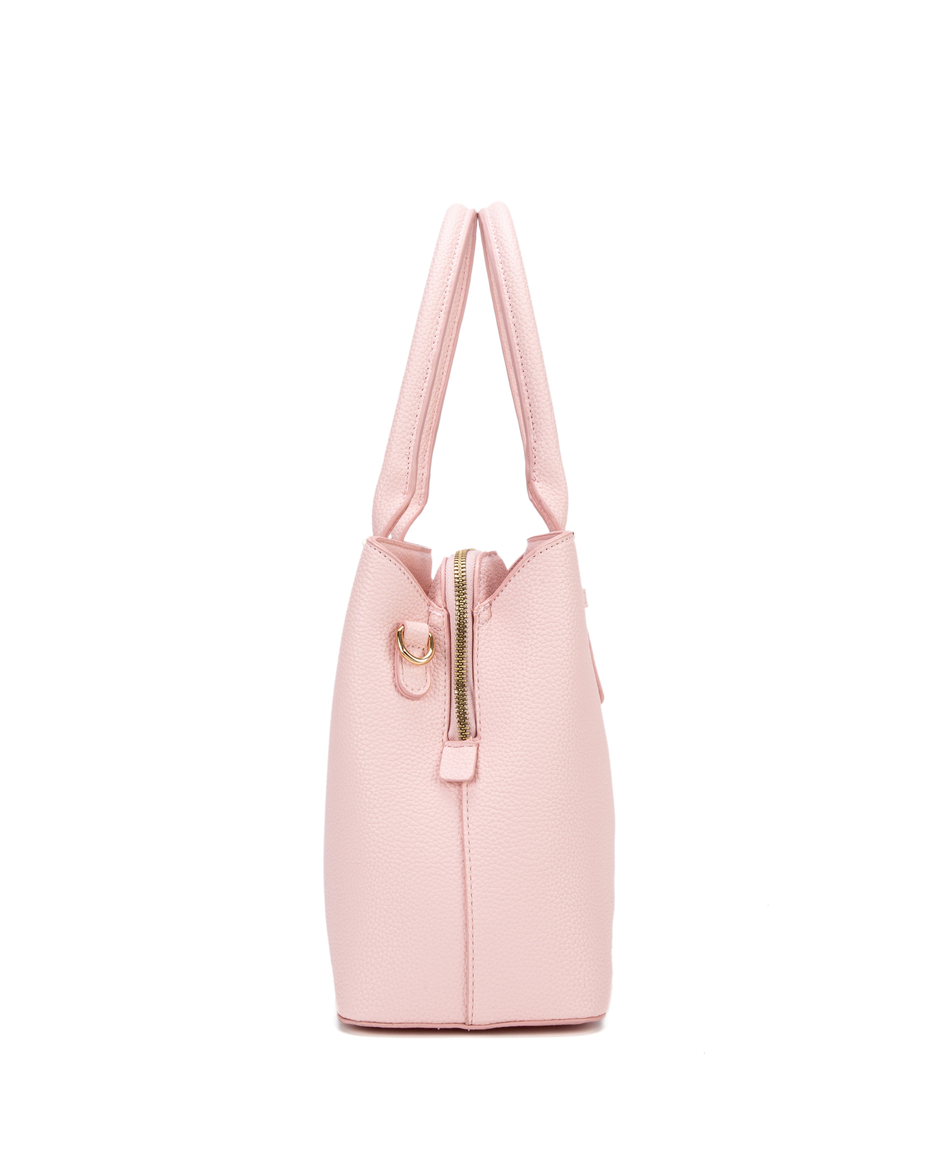 Borsa a mano da donna 100% pelle vegana PU 716-2PT-ROSE Diana&co