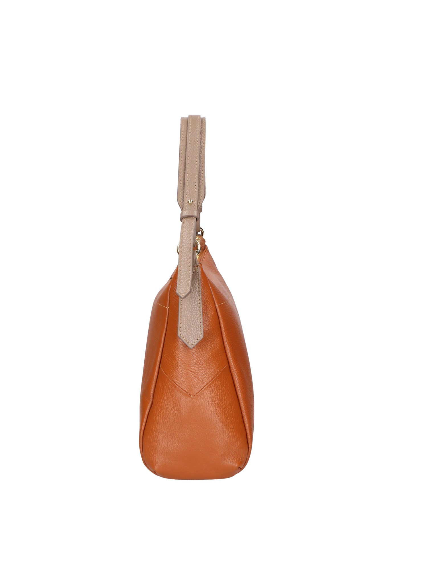 Vladimira Borsa a spalla da donna Vera pelle 06675-D17 CUOIO + D40 TAUPE Gave Lux