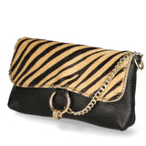 Safira Borsa a mano da donna Vera pelle 04760-ZEBRA CUOIO Gave Lux