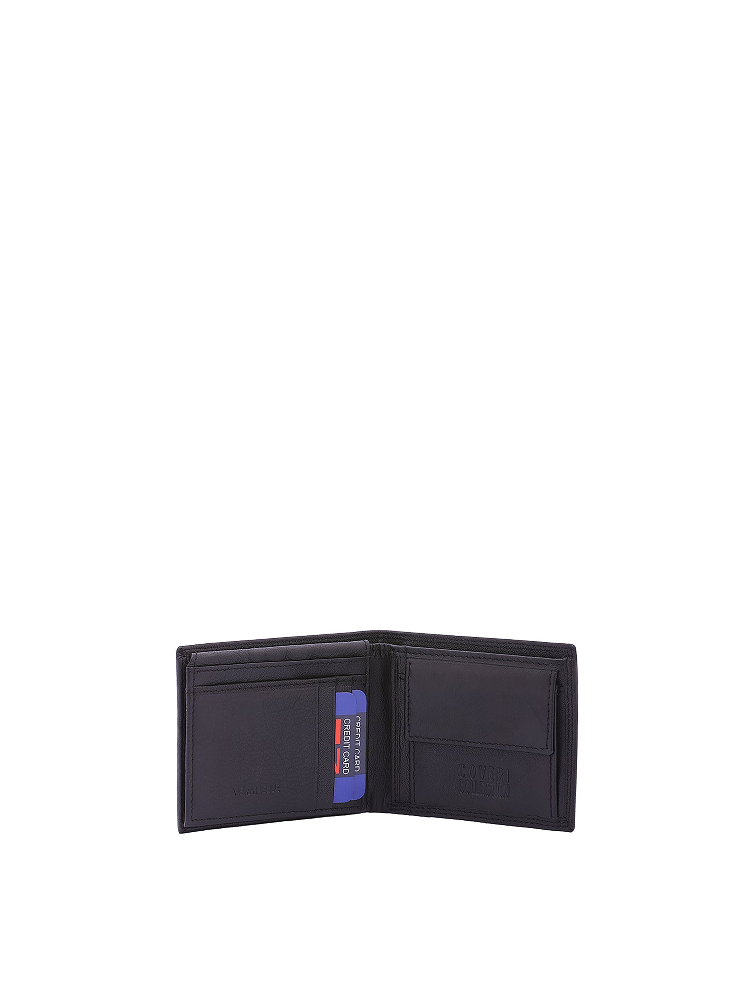 Portafoglio uomo in vera pelle Casual CC808-992-NERO Coveri Collection