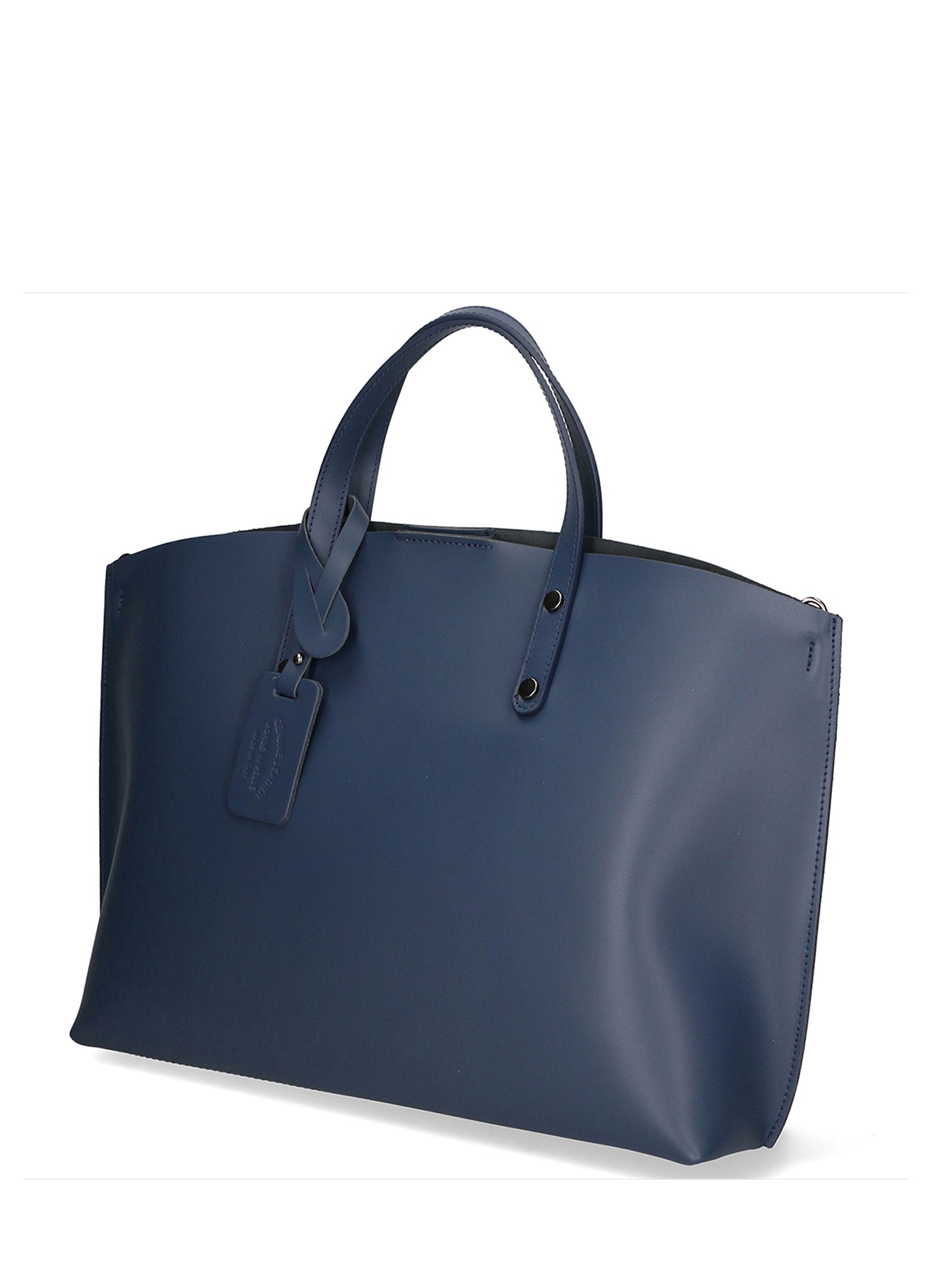 Lumena Borsa a mano da donna Vera pelle 2094-L318 BLU NAVY Gave Lux
