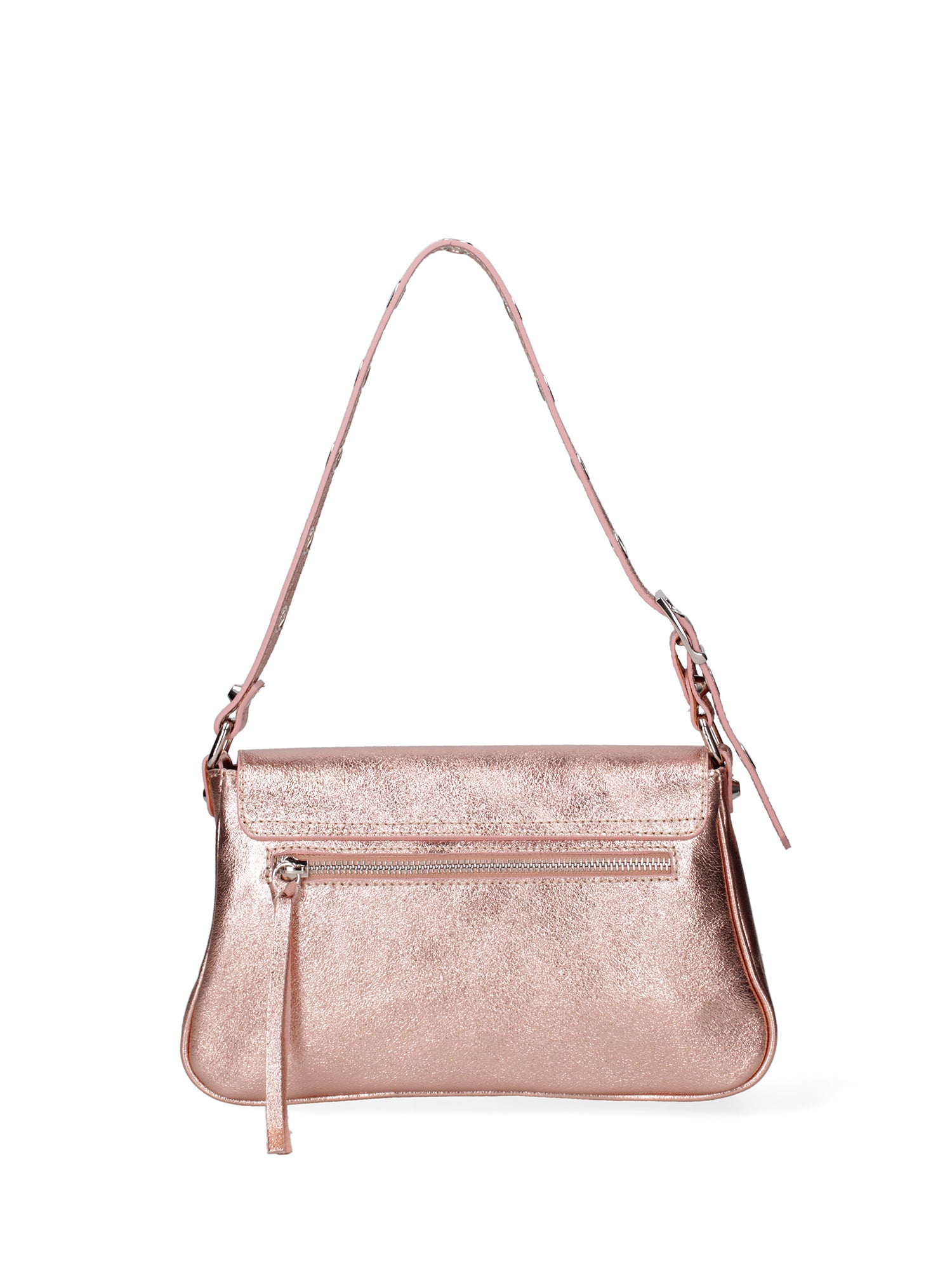 Borsa a spalla da donna Vera pelle 07234-L012 ROSA Roberta Rossi