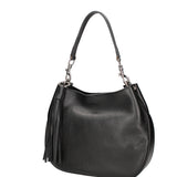 Borsa a spalla da donna Vera pelle 07316-D28 NERO Roberta Rossi