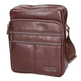 Borsa a tracolla uomo 100% pelle PU PCL3103-COFFEE Northampton Polo Club