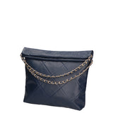 Violante Borsa a spalla donna Vera pelle 06897-S24 BLU JEANS Gave Lux