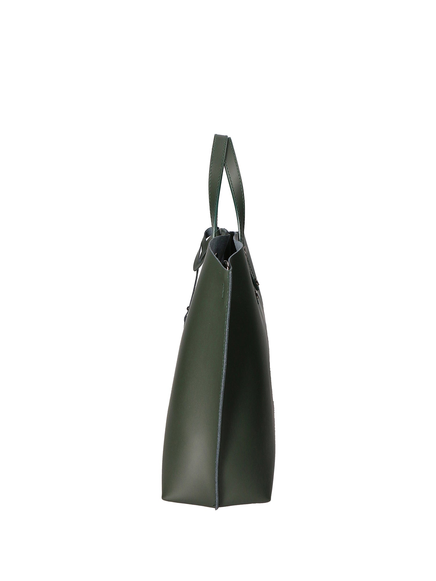 Lumena Borsa a mano da donna Vera pelle 2094-L135 VERDE BOTTIGLIA Gave Lux
