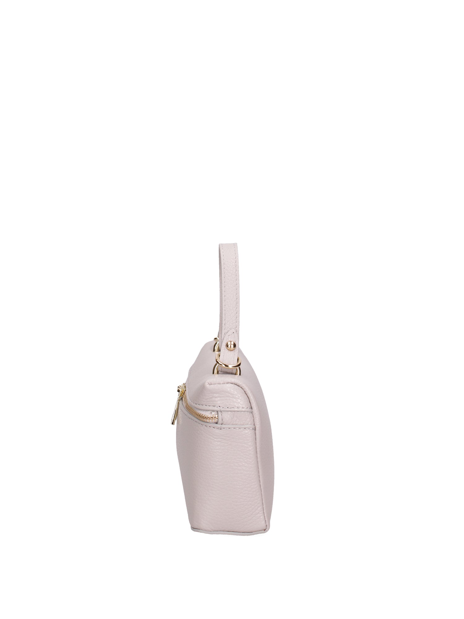 Borsa a mano da donna Vera pelle 07160-D86 GRIGIO PERLA Roberta Rossi