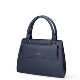 Borsa a mano da donna Ecopelle e Zip 614-2-NAVY BLUE Diana&co