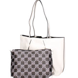 Iridea Borsa a spalla da donna 100% poliuretano B16261-BIANCO Braccialini