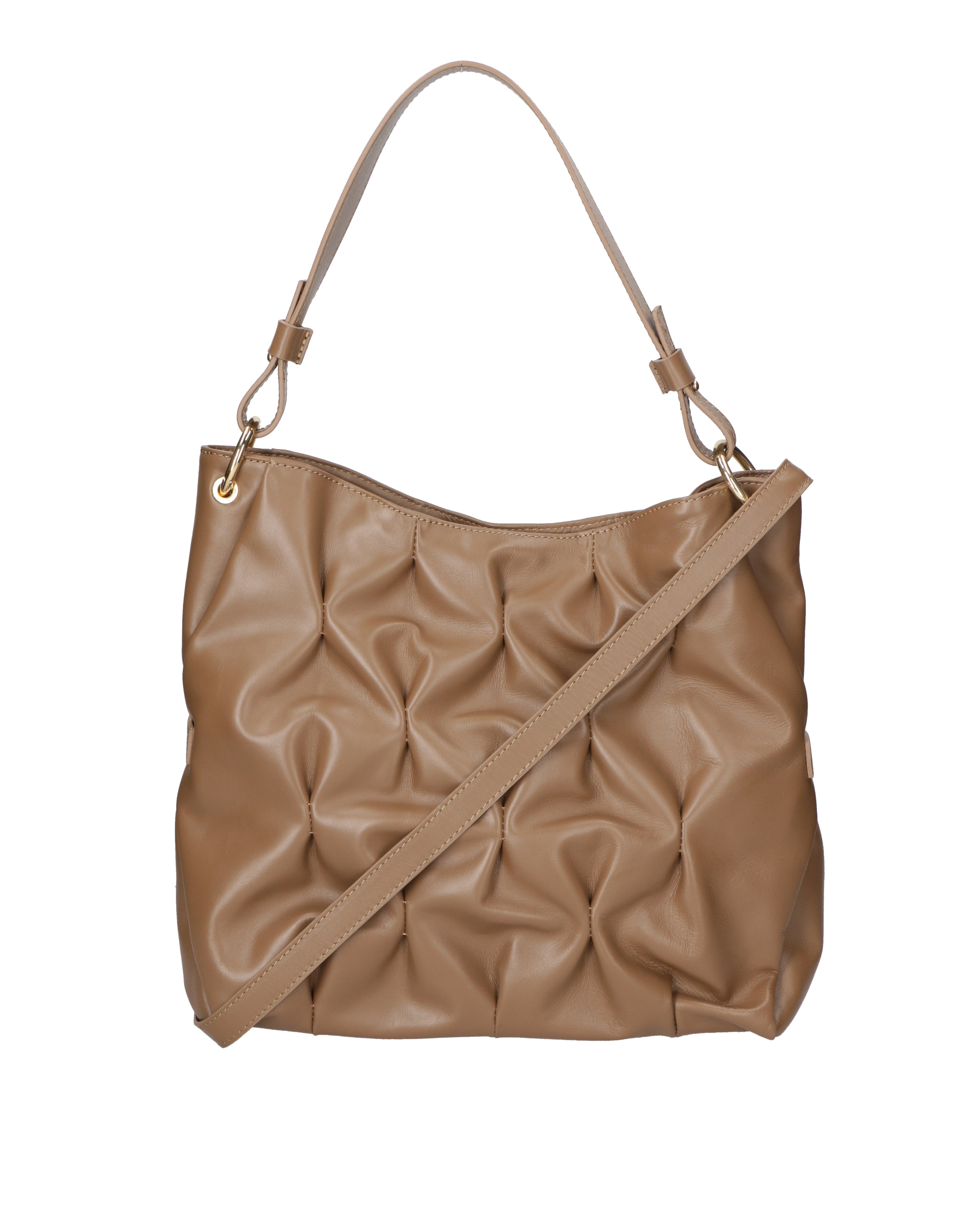 Auralie Borsa a spalla da donna Vera Pelle 03998-S11 TAUPE SCURO Gave Lux