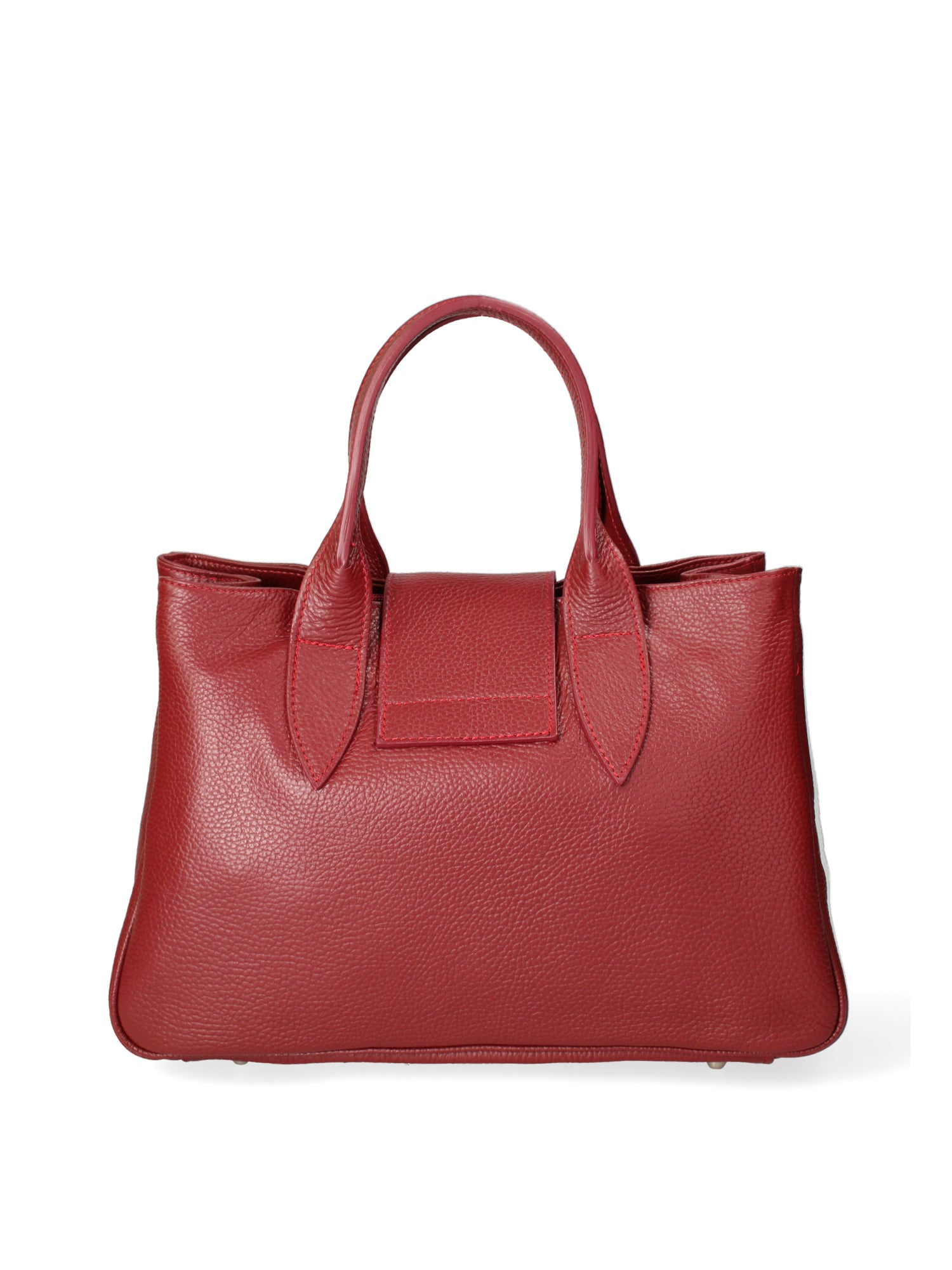 Ascoli Borsa a mano da donna Pelle stampata cocco 7718-D10 RUBINO Gave Lux